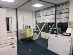 John Day Glass Partition and Office Refurbishment